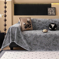 Modern Woven Velvet Textured Soft Pet-Friendly Durable Sofa Cover – Minimalist Hassle-Free Throw Couch Protection