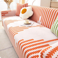 LumiLamb Pattern Full-Cover Sofa Slipcover