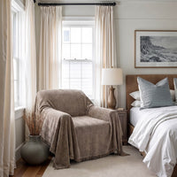 Herringbone Velvet Spill-Resistant Chenille Sofa Cover