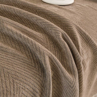 Herringbone Velvet Spill-Resistant Chenille Sofa Cover