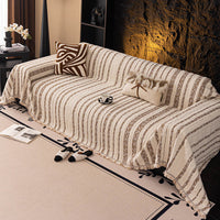 Softline Woven Striped Chenille Sofa Cover