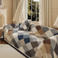 Patchwork Charm Chenille Scratch-Resistant Sofa/Couch Cover