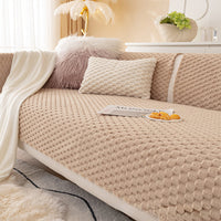 Cloud Pebble Plush Nonslip Sofa/Couch Cover