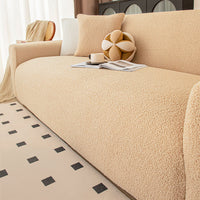 CozyTeddy Full-Encasing Stretch Sofa Slipcover