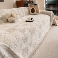 Swirl Weave Chenille Scratch-Resistant Sofa/Couch Cover