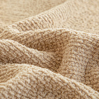 Pebble Weave Stretch Full-Encasing Sofa Slipcover