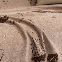 Vintage Geo Chenille Scratch-Resistant Sofa/Couch Cover