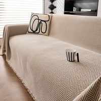 Herringbone Chenille Washable Sofa Cover