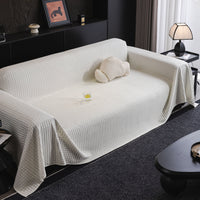 Cooling Multi-Color Modern Hassle-Free Durable Sofa Cover – Woven Pet-Friendly Minimalist Throw Couch Protector