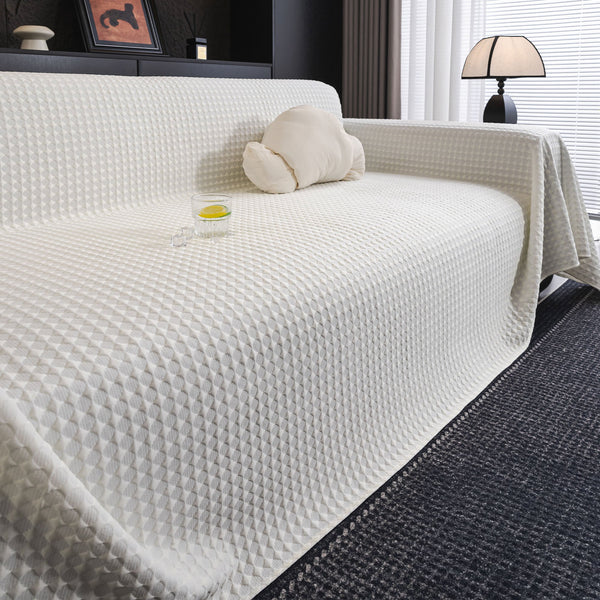 Cooling Multi-Color Modern Hassle-Free Durable Sofa Cover – Woven Pet-Friendly Minimalist Throw Couch Protector