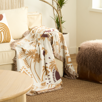 Aztec Boho Throw Blanket