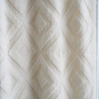 Boho Diamond Fringed Throw Blanket