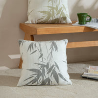Cooling Bamboo Leaves Cushion Covers