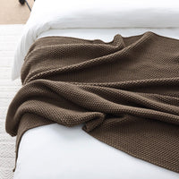 Cozy Chunky Knit Throw Blanket