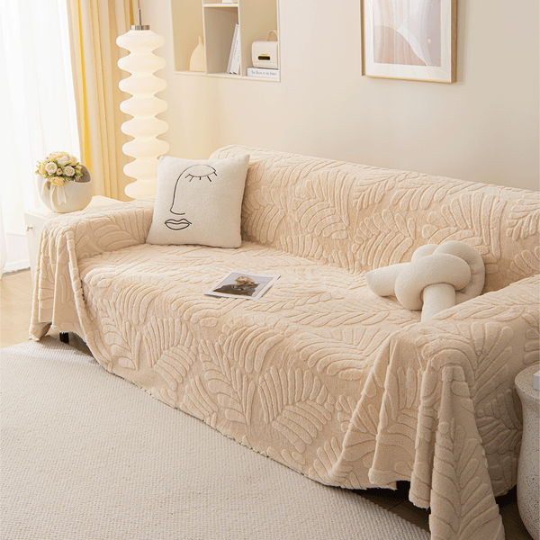 Cozy Leaves Sofa Cover