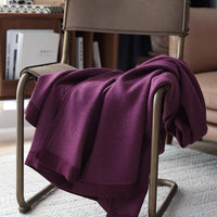 Cozy Textured Border Throw