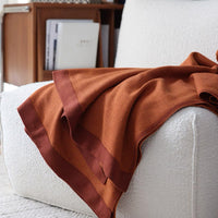 Cozy Textured Border Throw