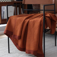 Cozy Textured Border Throw