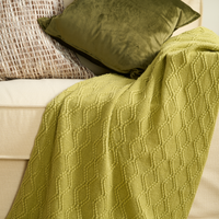Diamond Delight Throw Blanket and Cushion Cover Set