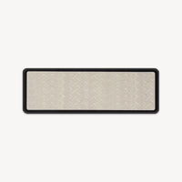 Easy Clean Rug Chevron Pattern Durable Non-Slip Pet-Friendly Modern Hallway Runner Rug