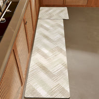 Easy Clean Rug Elegant Scrollwork Durable Non-Slip Pet-Friendly Indoor Area Outdoor Doormat