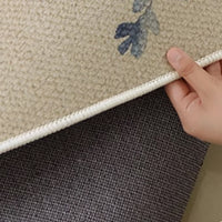 Easy Clean Rug Vintage Floral Whisper Spillproof Pet-Friendly Chic Living Room Plush Round Rug