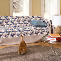 Pet Claw & Stain Resistant Wild Leaves Sofa Cover
