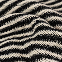 Fringe Modern Diagonal Striped Knit Throw Blanket