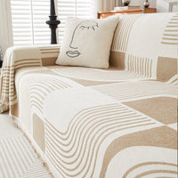 Geometric Harmony Sofa Cover