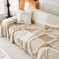 Geometric Harmony Sofa Cover
