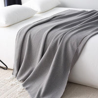 Herringbone Fringed Throw Blanket