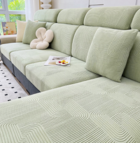 Serene Maze Stretch Sofa Cover – Anti-Scratch, Full-Cover Pet Protector