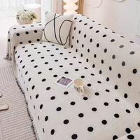 Black Boba Reversible Comfort Sofa / Couch Cover