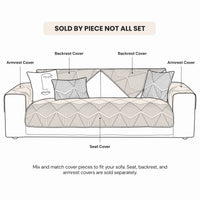 Classic Weave Chenille Nonslip Sofa/Couch Cover