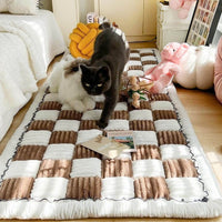 Large Plaid Square Dog & Cat Dog Mat Bed Couch Cover