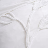 Luxe Leaf Tufted Duvet Cover Set