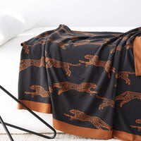 Luxurious Cheetah Print Throw Blanket