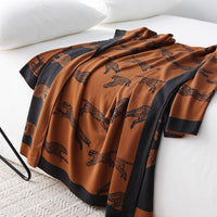 Luxurious Cheetah Print Throw Blanket