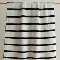 Minimalist Stripe Accent Throw Blanket