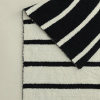 Minimalist Stripe Accent Throw Blanket