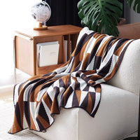 Modern Geometric Throw Blanket