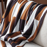 Modern Geometric Throw Blanket