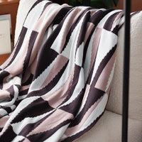 Modern Geometric Throw Blanket