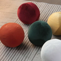 Modern Minimalist Velvet Round Pillow