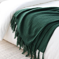 Nordic Knitted Throw Blanket