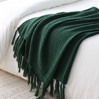 Nordic Knitted Throw Blanket