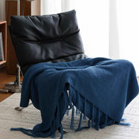 Nordic Knitted Throw Blanket