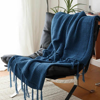 Nordic Knitted Throw Blanket