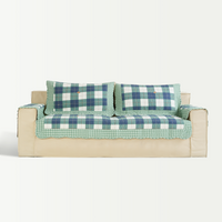 Plaid Scratch Guard Sofa Cover