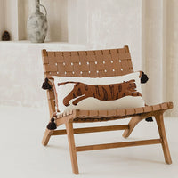 Playful Tiger Lumbar Pillow